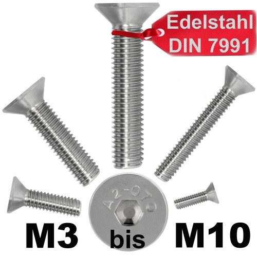 Senkkopfschrauben edelstahl - senkkopfschrauben, a2
